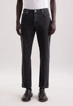 Regular 5-Pocket Denim Uni in Grau |  Seidensticker Onlineshop