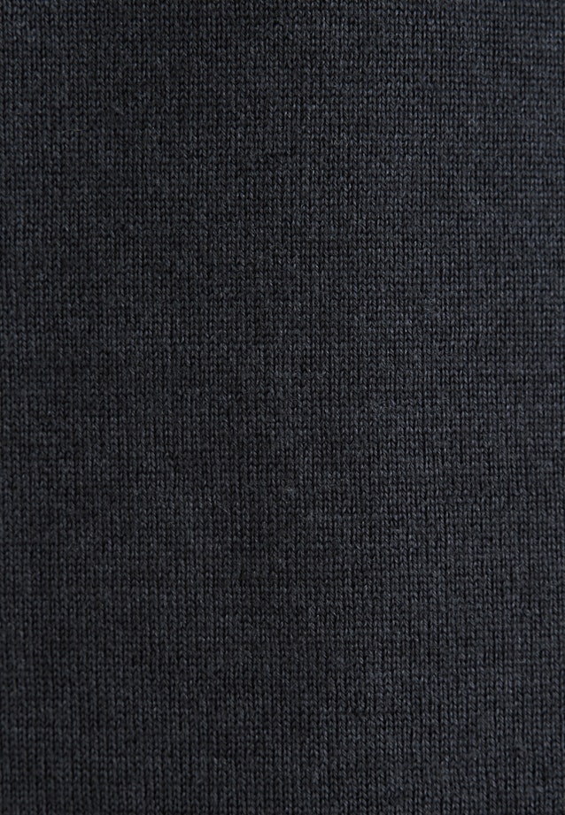 Fine knit sweater made of wool and silk in Navy |  Seidensticker Onlineshop