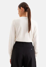 Feinstrickpullover aus Wolle und Seide in Ecru |  Seidensticker Onlineshop