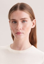 Un pull fin en tricot en laine et soie in Ecru |  Seidensticker Onlineshop