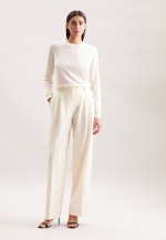 Feinstrickpullover aus Wolle und Seide in Ecru |  Seidensticker Onlineshop