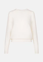 Un pull fin en tricot en laine et soie in Ecru |  Seidensticker Onlineshop