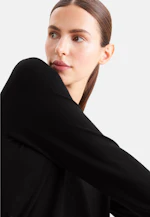 Feinstrickpullover aus Wolle und Seide in Schwarz |  Seidensticker Onlineshop