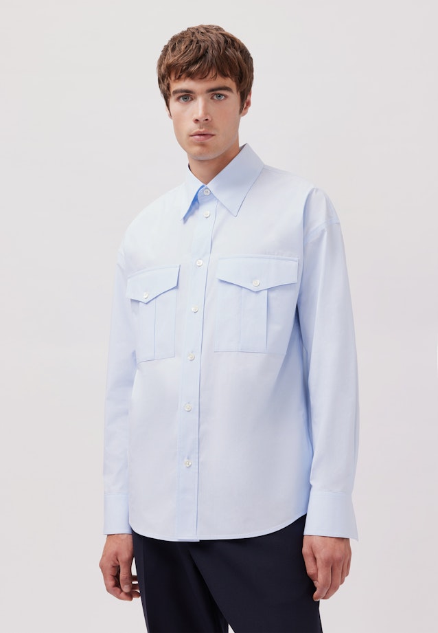 Regular Hemd Uni in Hellblau |  Seidensticker Onlineshop