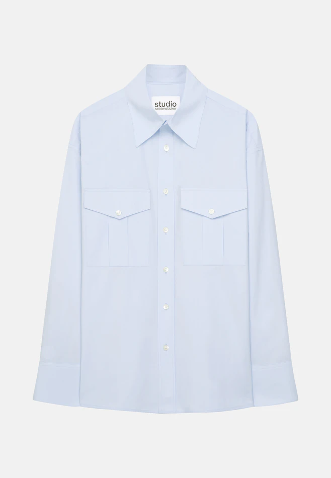Regular Shirt Uni in Hellblau | Seidensticker online shop