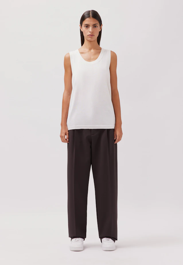 Tank-Top aus Merino/Seide in Blanc |  Seidensticker Onlineshop