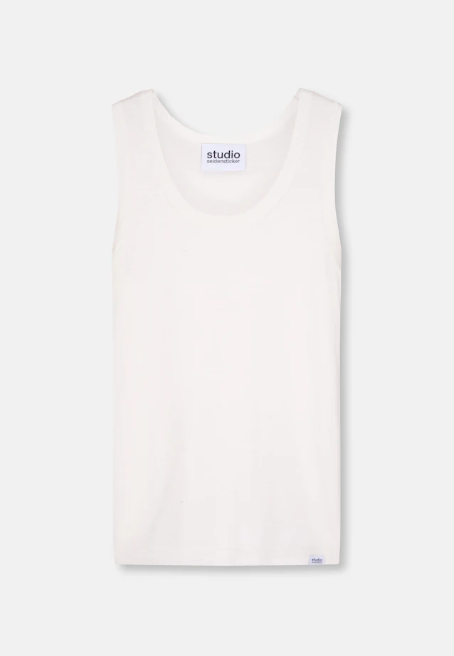 Tank-Top aus Merino/Seide in Blanc |  Seidensticker Onlineshop