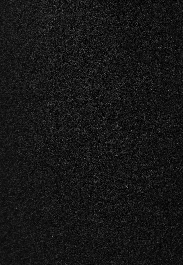 Oversized Mantel Uni in Schwarz |  Seidensticker Onlineshop