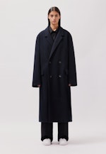 Oversized Mantel Uni in Schwarz |  Seidensticker Onlineshop