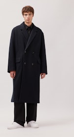 Oversized Mantel Uni in Schwarz |  Seidensticker Onlineshop