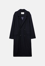 Oversized Mantel Uni in Schwarz |  Seidensticker Onlineshop