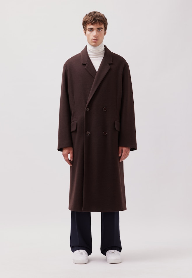 Oversized Manteau Uni dans Marron | Boutique en ligne Seidensticker