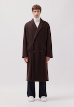 Oversized Mantel Uni in Braun |  Seidensticker Onlineshop