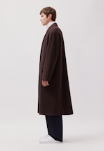 Oversized Mantel Uni in Braun |  Seidensticker Onlineshop