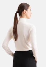 Pull léger en laine et en soie à col roulé in Ecru |  Seidensticker Onlineshop
