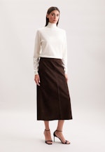 Leichter Rollkragenpullover aus Wolle und Seide in Ecru |  Seidensticker Onlineshop