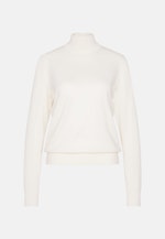 Leichter Rollkragenpullover aus Wolle und Seide in Ecru |  Seidensticker Onlineshop