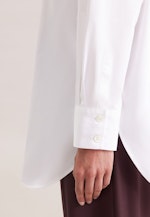 Oversized Hemdbluse mit tiefer Passe in Weiß |  Seidensticker Onlineshop