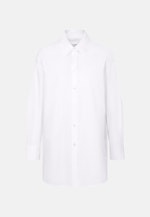Oversized Hemdbluse mit tiefer Passe in Weiß |  Seidensticker Onlineshop