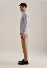 Slim Business Hemd Druck in Braun |  Seidensticker Onlineshop