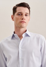 Slim Performance shirt Print in Light Blue |  Seidensticker Onlineshop