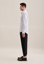 Slim Performance shirt Print in Light Blue |  Seidensticker Onlineshop