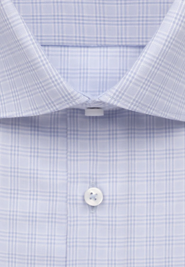 Slim Performance-Hemd Druck in Hellblau |  Seidensticker Onlineshop