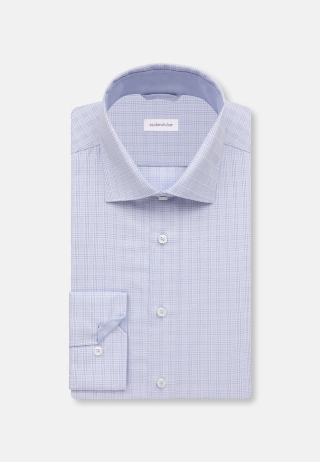 Slim Performance-Hemd Druck in Hellblau |  Seidensticker Onlineshop