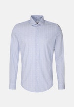 Slim Performance-Hemd Druck in Hellblau |  Seidensticker Onlineshop