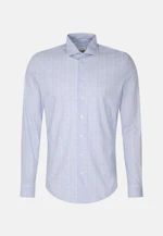 Slim Performance-Hemd Druck in Hellblau |  Seidensticker Onlineshop