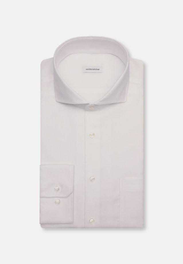 Regular Business Hemd Uni in Weiß |  Seidensticker Onlineshop
