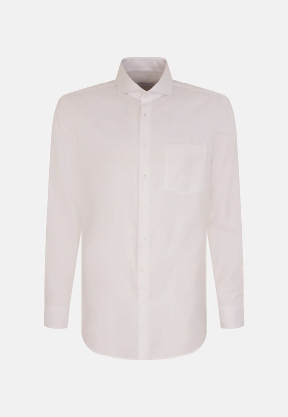 Regular Business Hemd Uni in Weiß |  Seidensticker Onlineshop