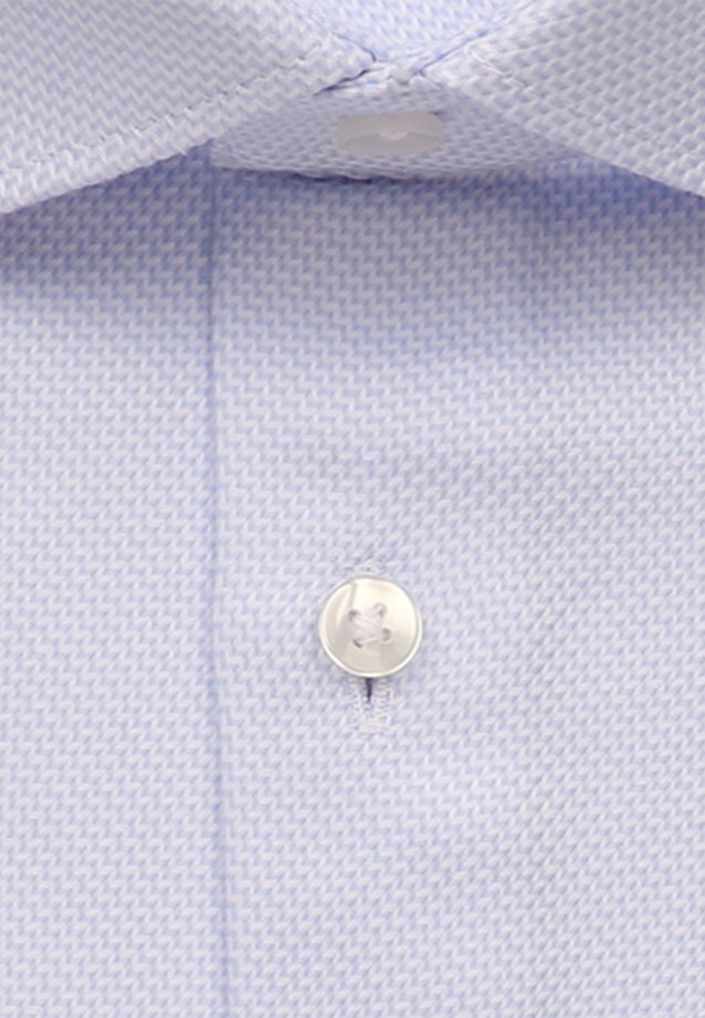 Shaped Business Hemd Kleinmuster in Hellblau |  Seidensticker Onlineshop