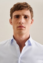 Shaped Business Hemd Kleinmuster in Hellblau |  Seidensticker Onlineshop