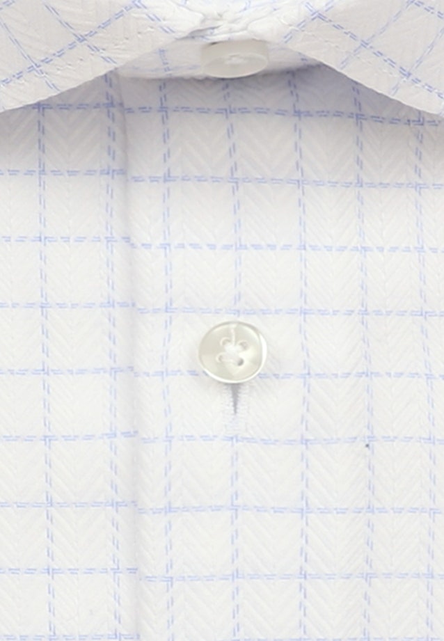 Shaped Business Hemd Karo in Hellblau |  Seidensticker Onlineshop