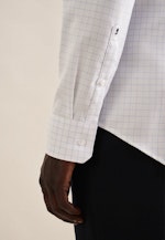 Shaped Business Hemd Karo in Hellblau |  Seidensticker Onlineshop