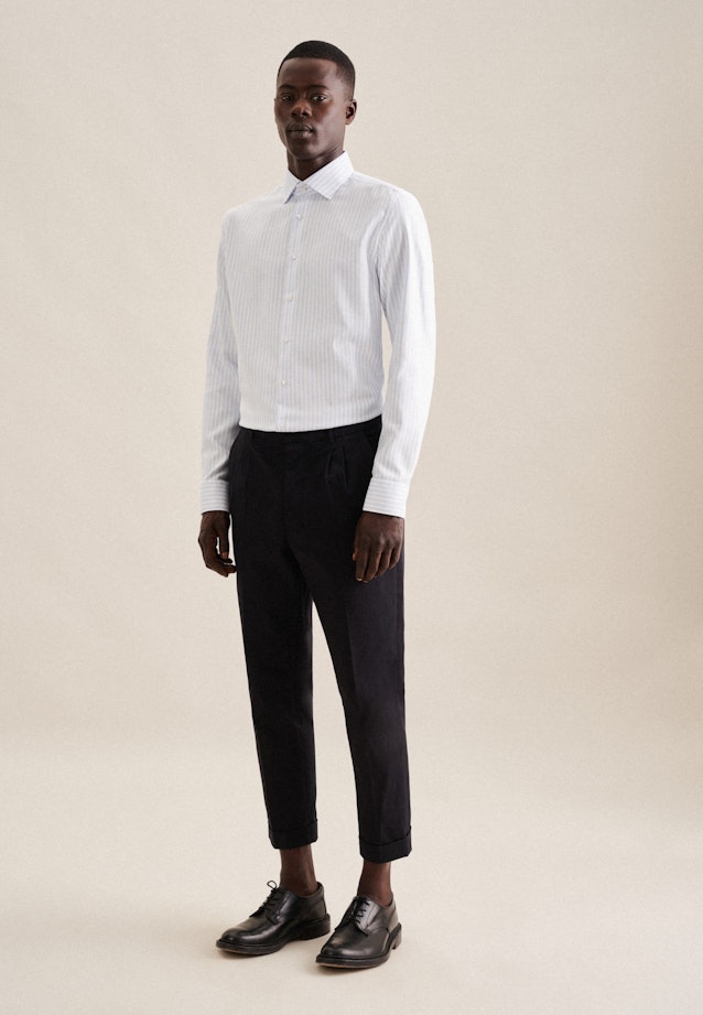 Shaped Business shirt Stripe in Light Blue |  Seidensticker Onlineshop