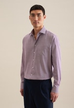 Regular Business Hemd Kleinmuster in Rosa/Pink |  Seidensticker Onlineshop