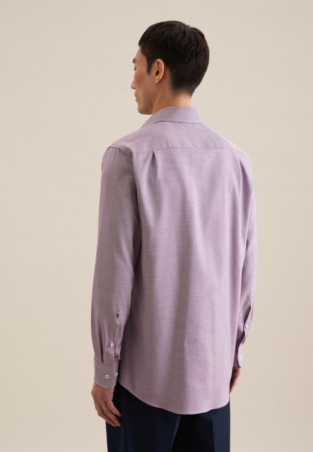 Regular Business Hemd Kleinmuster in Rosa/Pink |  Seidensticker Onlineshop