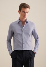 Slim Business Hemd Druck in Cappuccino |  Seidensticker Onlineshop