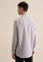 Regular Business Hemd Kleinmuster in Braun |  Seidensticker Onlineshop