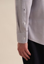 Regular Business Hemd Kleinmuster in Braun |  Seidensticker Onlineshop