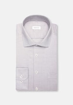 Regular Business Hemd Kleinmuster in Braun |  Seidensticker Onlineshop