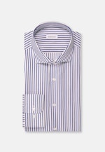 Regular Business Hemd Streifen in Mittelblau |  Seidensticker Onlineshop