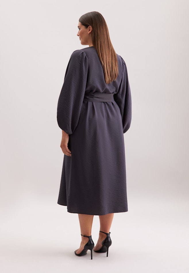 Blusenkleid mit V- Ausschnitt in Grey | Seidensticker online shop