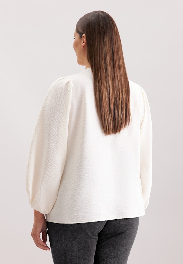 Blusenshirt mit V- Ausschnitt in Weiß |  Seidensticker Onlineshop