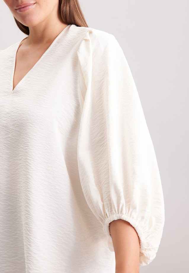Blusenshirt mit V- Ausschnitt in Weiß |  Seidensticker Onlineshop