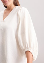 Blusenshirt mit V- Ausschnitt in Weiß |  Seidensticker Onlineshop