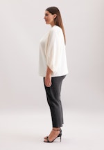 Blusenshirt mit V- Ausschnitt in Weiß |  Seidensticker Onlineshop