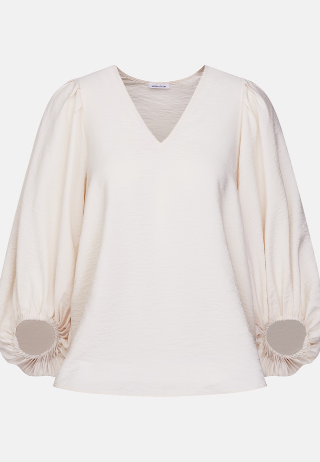 Blusenshirt mit V- Ausschnitt in Weiß |  Seidensticker Onlineshop
